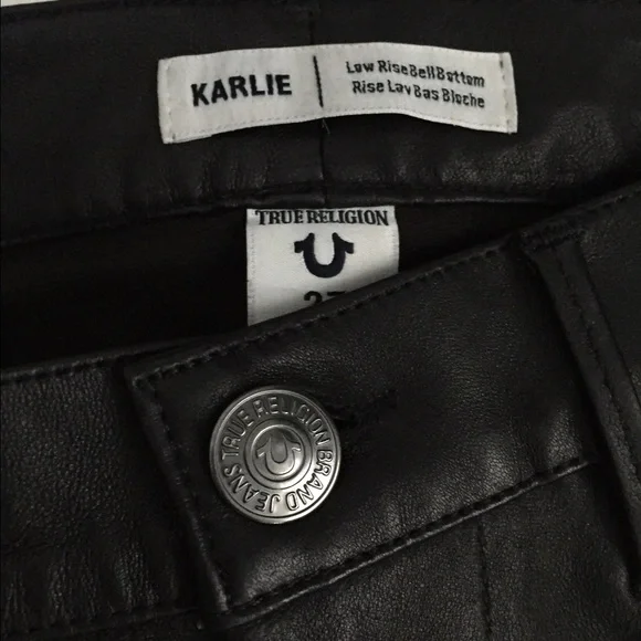 SOLD❗: True Religion Karlie Leather Pant - Picture 4 of 4